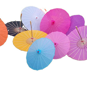 32 Inches Party Wedding Decoration Fabric Parasols Bridal Umbrella