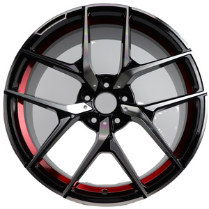 YC2T160 New arrival 18 19 20 high-performance 5*100-120 factory price MB MS MG vip custom passenger car wheels