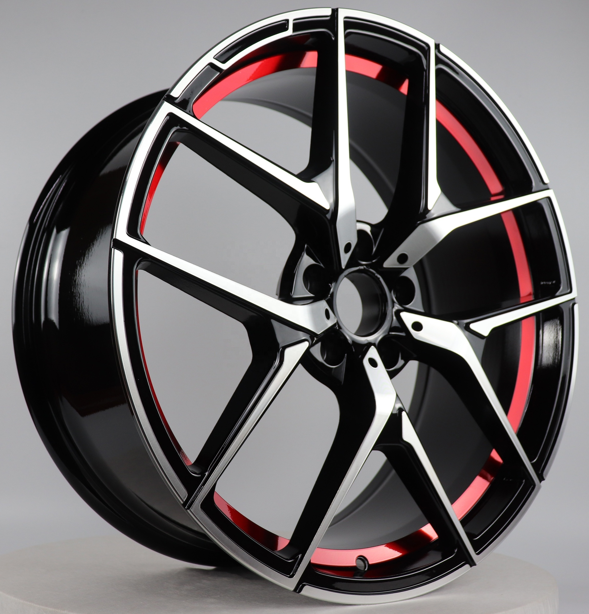 YC2T160 New arrival 18 19 20 high-performance 5*100-120 factory price MB MS MG vip custom passenger car wheels