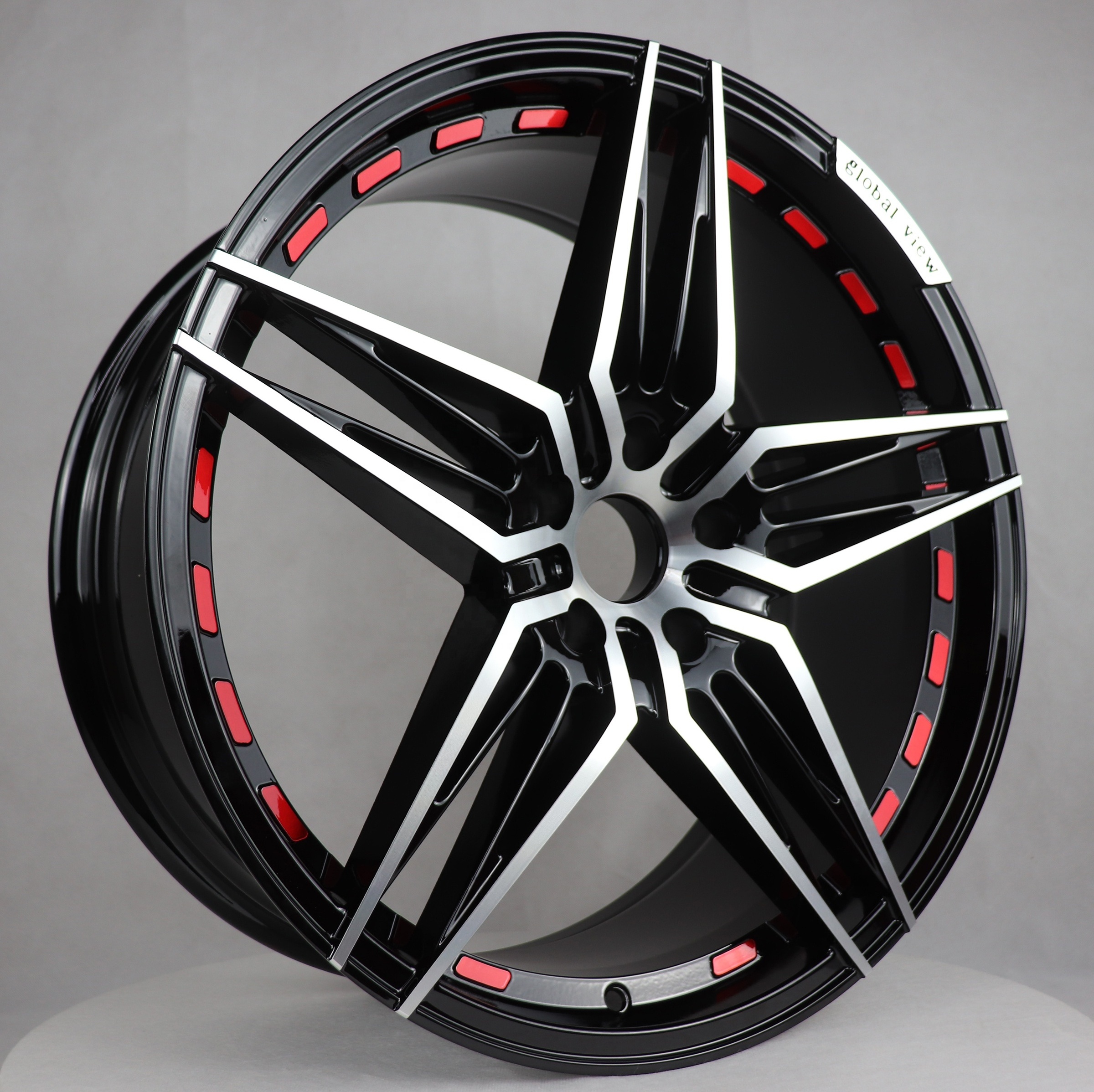 YC2T173 New arrival 15*6.5 20*8.5 high-performance 4/5*100-114.3 factory price MB MS MG vip custom passenger car wheels