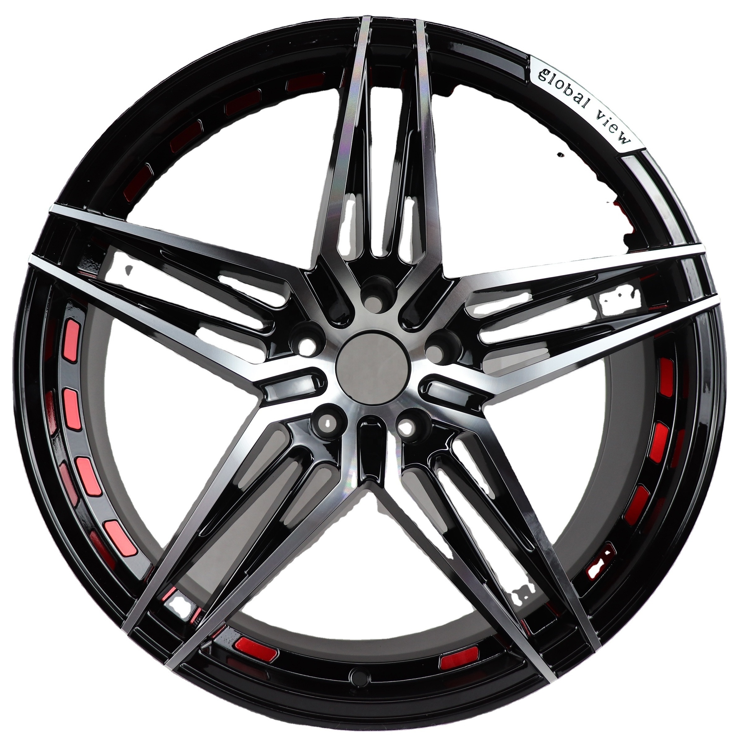 YC2T173 New arrival 15*6.5 20*8.5 high-performance 4/5*100-114.3 factory price MB MS MG vip custom passenger car wheels