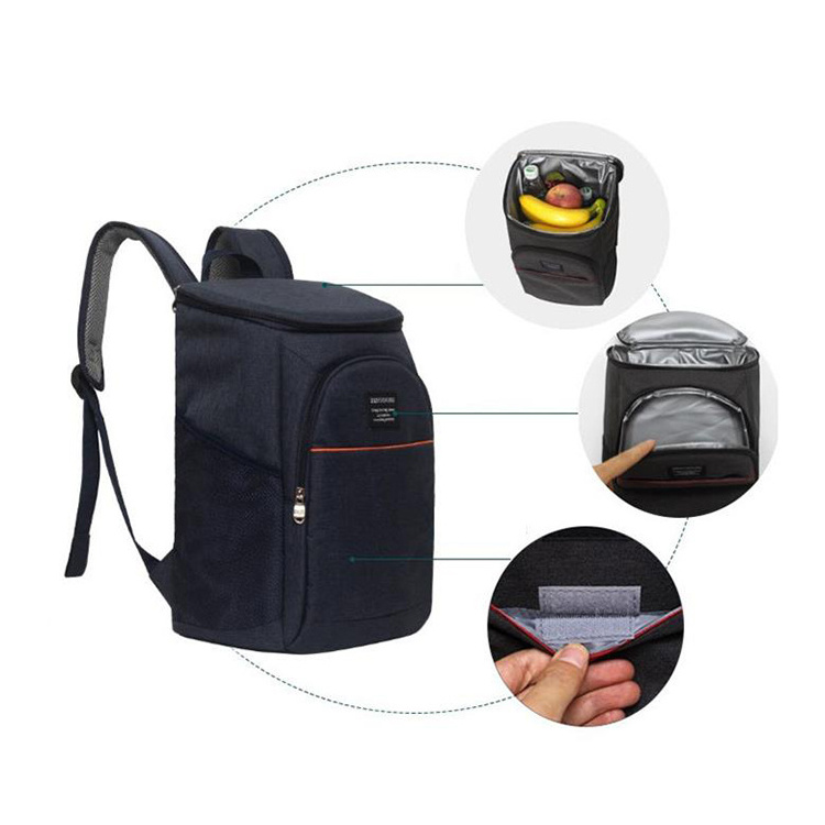 Disposable picnic thermal backpack capacity beer cooler travel lunch bag customized thermal insulated cooler bag backpack