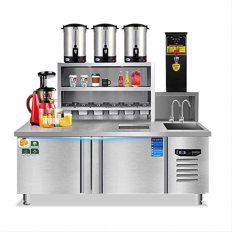 Commercial Automatic Bubble Tea Counter / Perfect customize drink station bubble tea counter and milk tea equipment