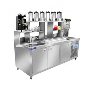 Commercial Automatic Bubble Tea Counter / Perfect customize drink station bubble tea counter and milk tea equipment