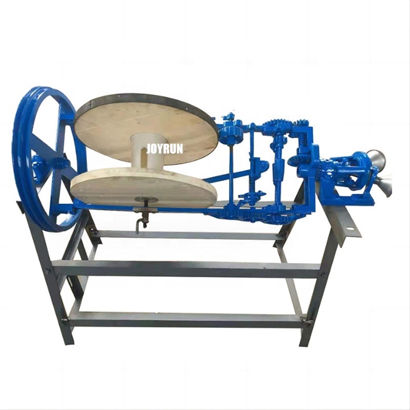 Low price small 2 strands hay straw rope making knitting machine coconut fiber rope making machine