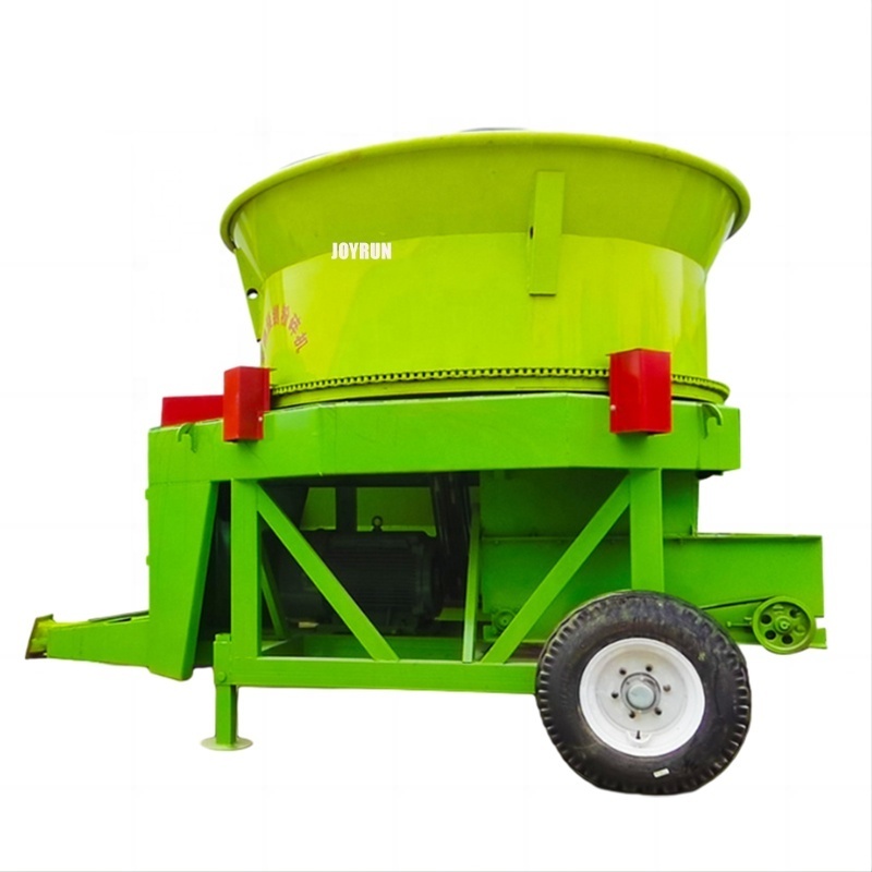 Large Capacity Hay Bale Shredder Corn Straw Bale Tub Hammer Grinders Straw Disc Crusher