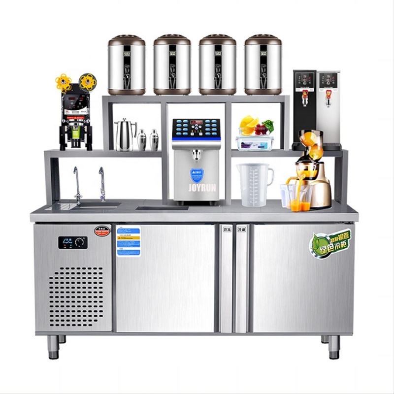 Commercial Automatic Bubble Tea Counter / Perfect customize drink station bubble tea counter and milk tea equipment