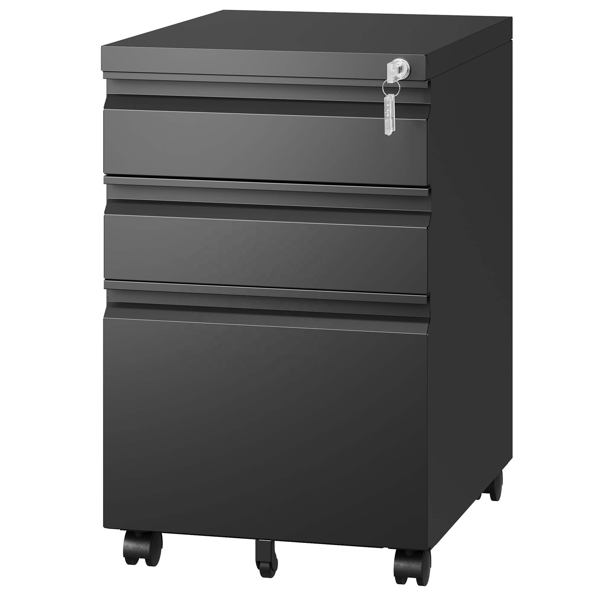 Free Shipping Metal Filing Cabinets with 3 drawers for Home Office Organizer Letters/Legal/A4 Fully Assembled