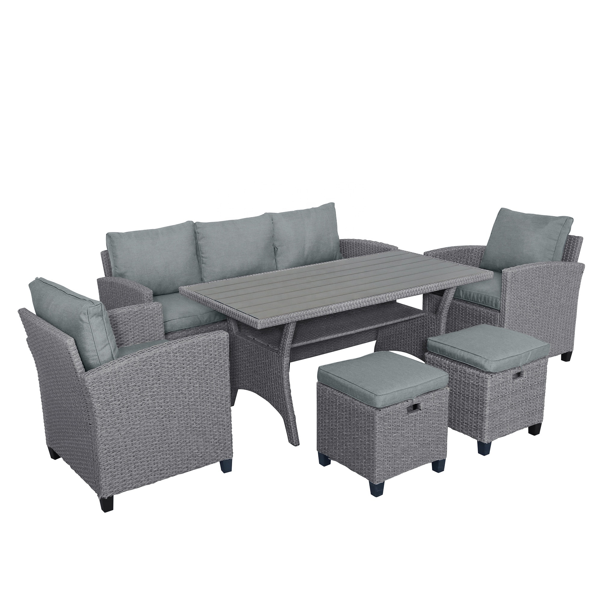 Free Shipping 6 pcs Outdoor Patio Furniture Set