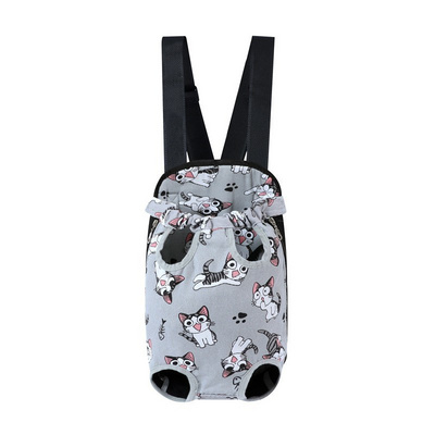 2024 Pet Supplies Breathable Travel Outgoing Walking Pet Shoulder Carrier Chest Bag Dog Backpack Bags