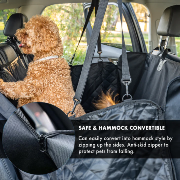 100% Waterproof Scratchproof Pet Car Seat Cover Eco-Friendly Pet Dog Car Seat Cover for Back Seat