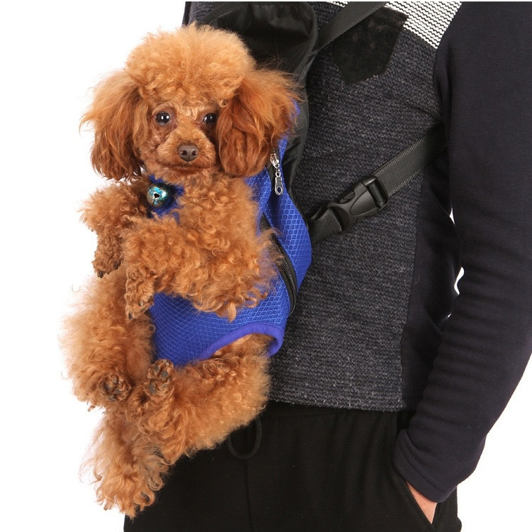 2024 Pet Supplies Breathable Travel Outgoing Walking Pet Shoulder Carrier Chest Bag Dog Backpack Bags