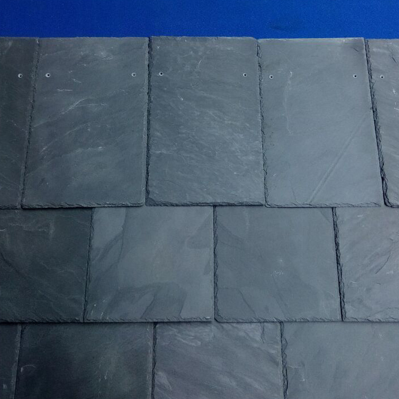 Natural black slate roofing tile french roof tile black