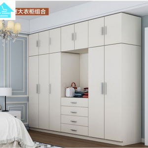 Factory Customized Of MDF Bedroom Closet For Cheap Wooden Customized Cloth Modern Bedroom Wardrobes