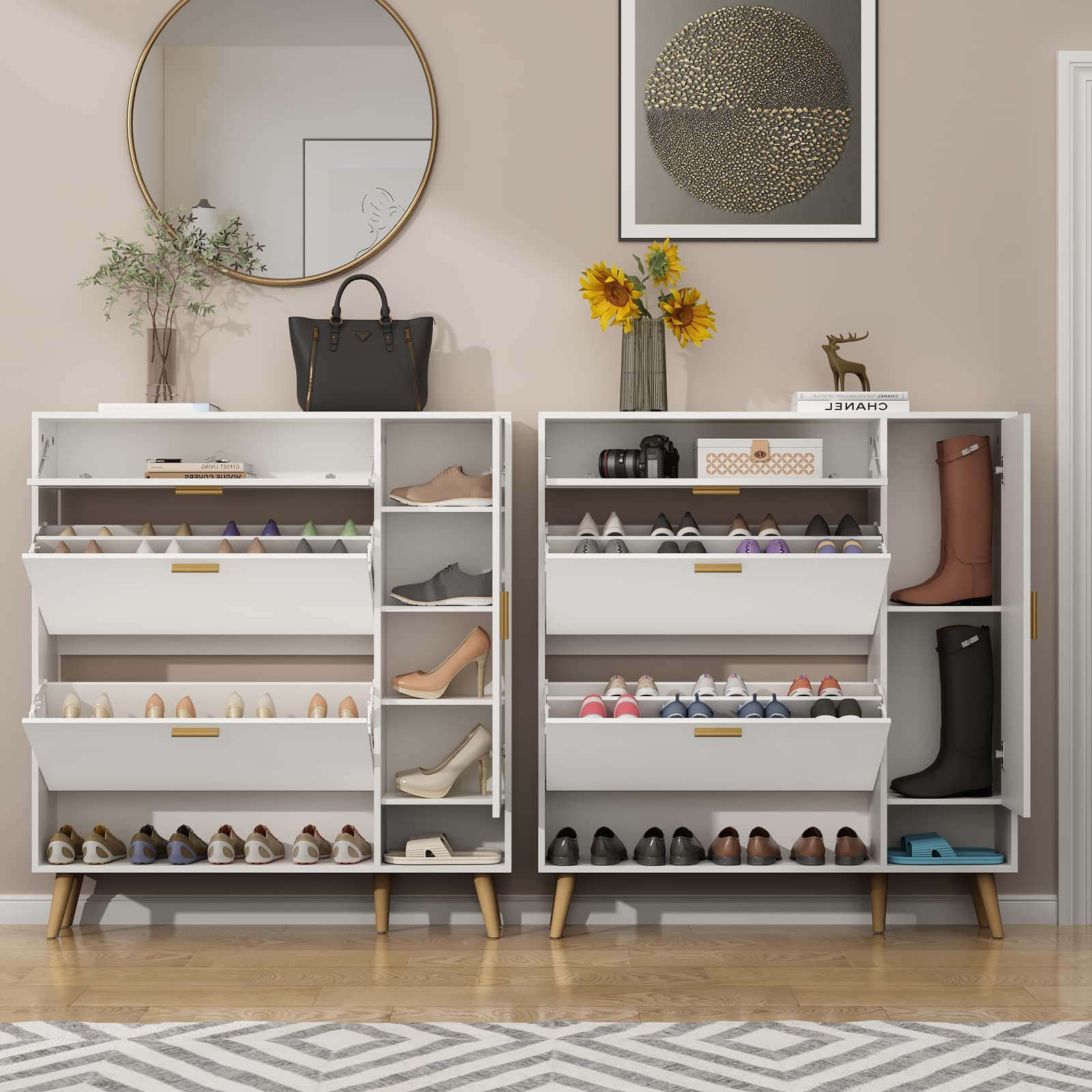 scarpiera con specchio shoe bench storage caja para guardar zapatos luxury shoe cabinet modern wooden furniture storage