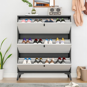 morden design 360 folding shoes rack cabinet wooden estantes de zapatos armoire de chaussures en bois dmontable