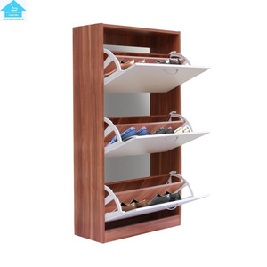 Wooden custom made display shoe rack cabinet shoe racks for home furniture