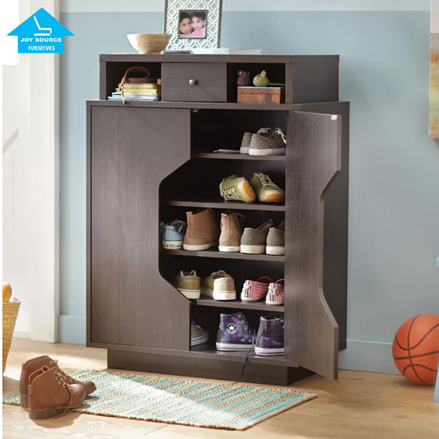 New design modern wooden high quality shoe storage cabinet solid wood shoe cabinet