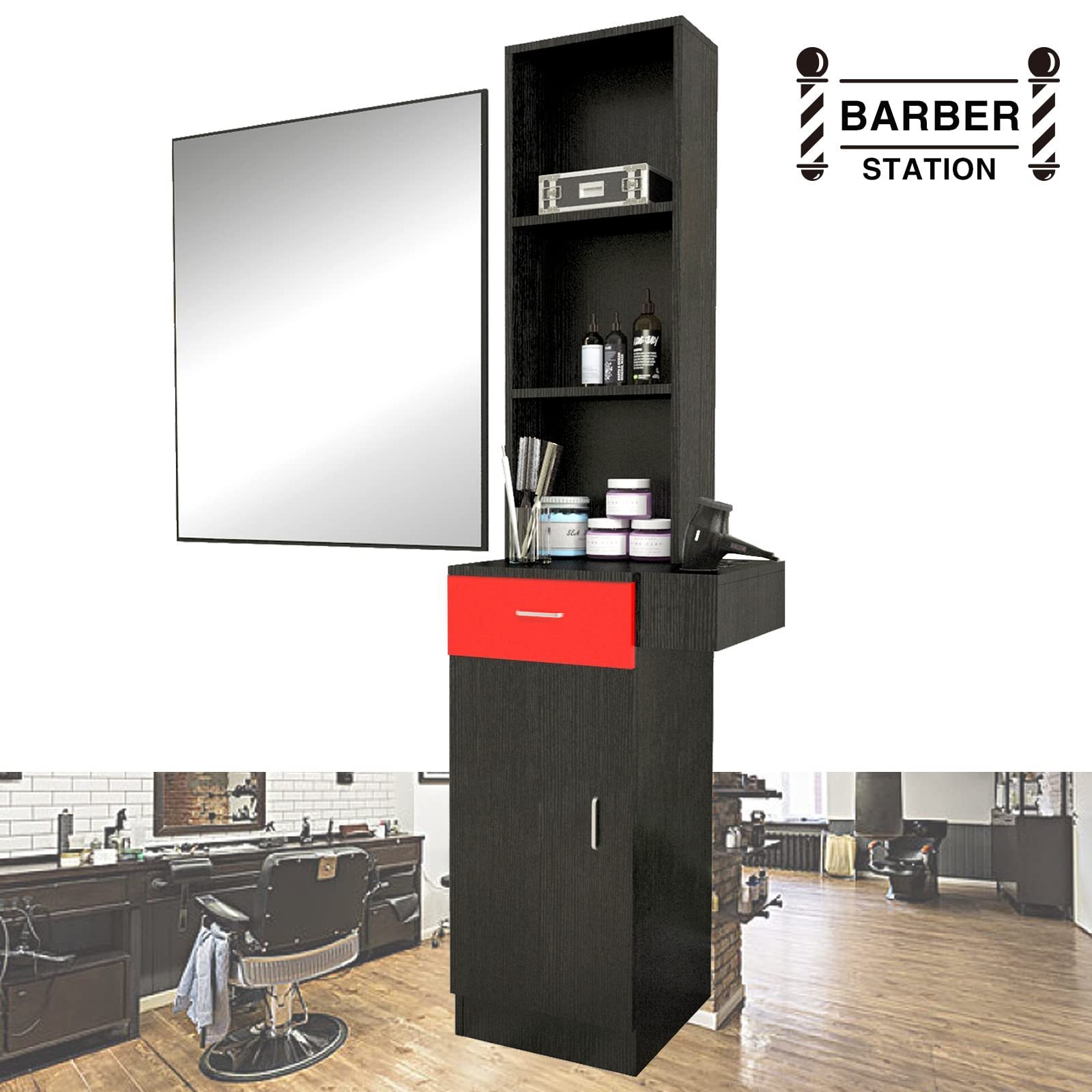 nail desk salon furniture beauty salon equipment hairstylist mesa de uas para table salon maison double sided stations