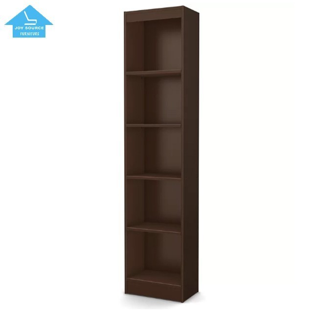 2024 modern wood bookcase book storage 3-Tier bookshelf tall bookcase sturdy wood with closed back panel white