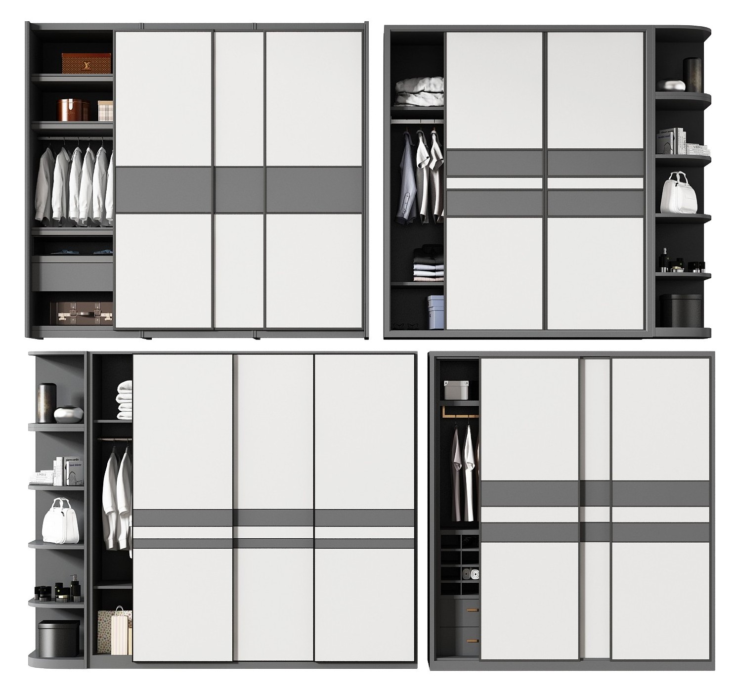 bedroom furniture design custom sliding door walk in modern wardrobe closet crafting closet sliding wardrobe