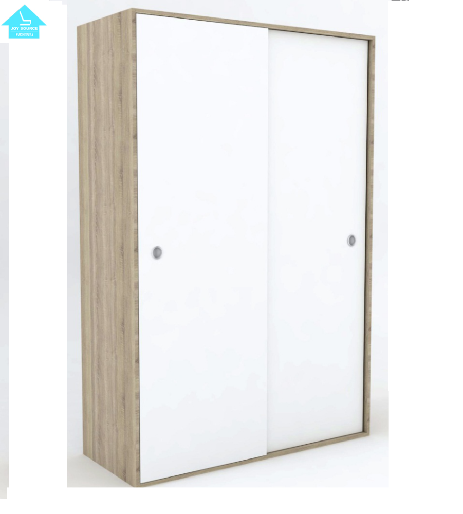 two doors white sliding door wardrobe