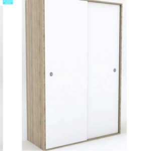 two doors white sliding door wardrobe