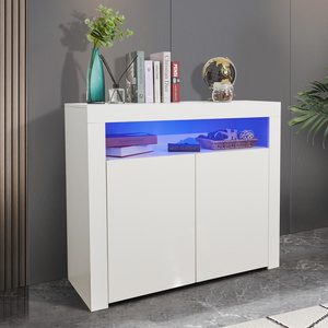 wooden extra long cupboard sideboard modern sideboard wood waterproof melamine home furniture indoor console table cupboard