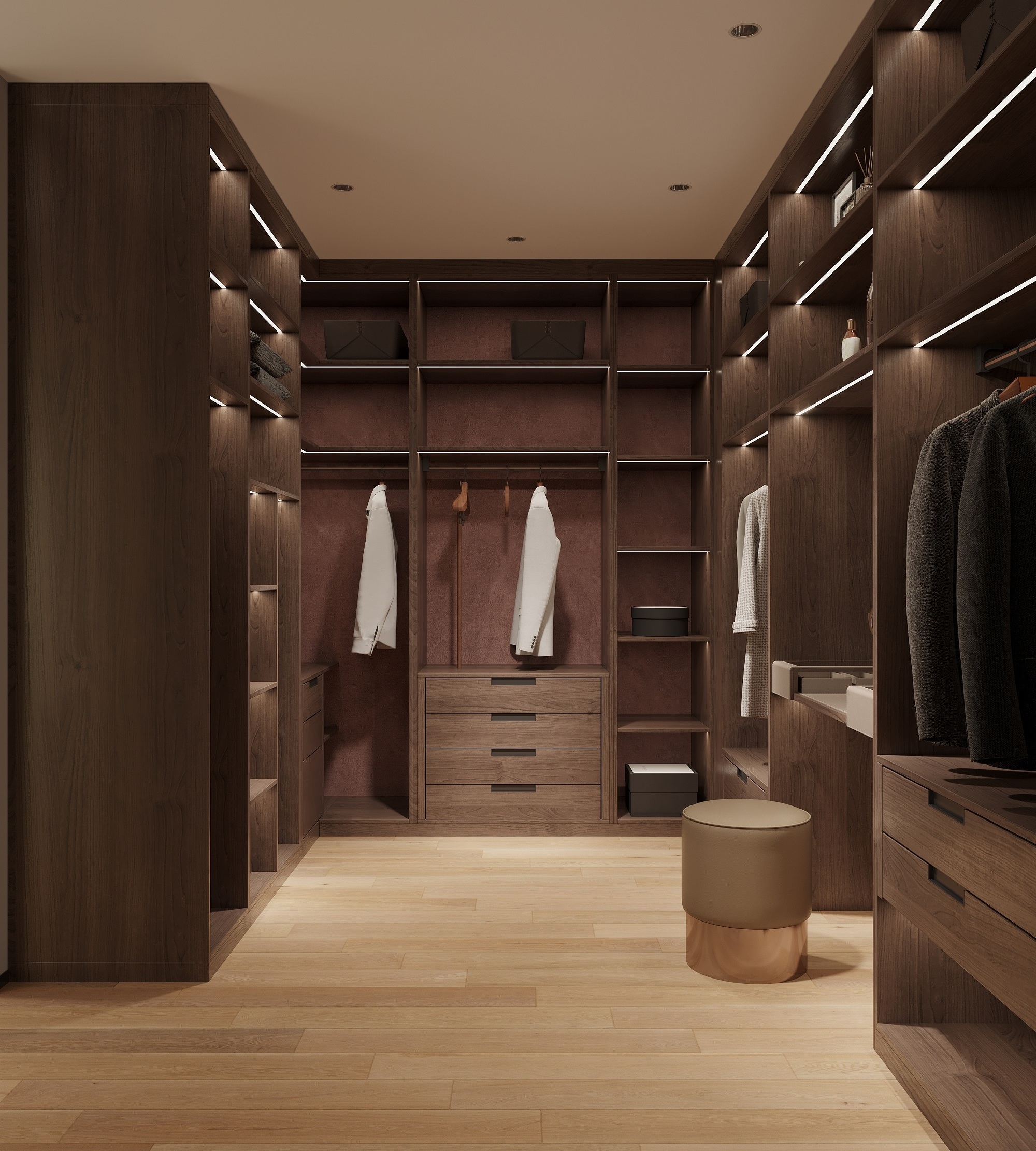 Bedroom Furniture Modern Wooden Wardrobe with Low Price European Style