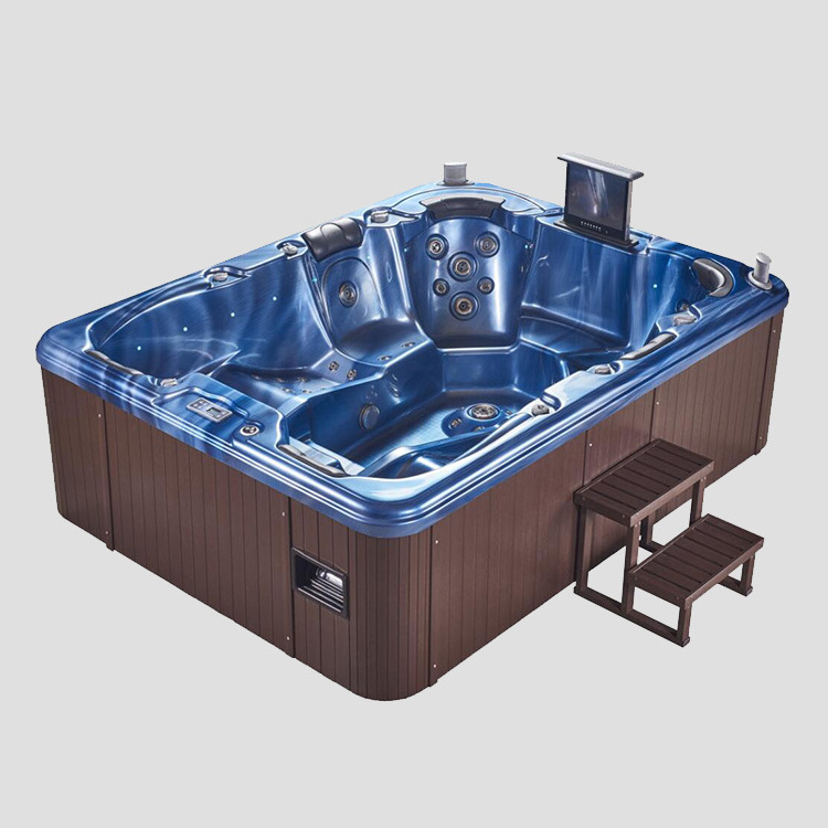 JOYSPA China Manufacture 6 person Fiberglass hot tub shells outdoor spa hot tub