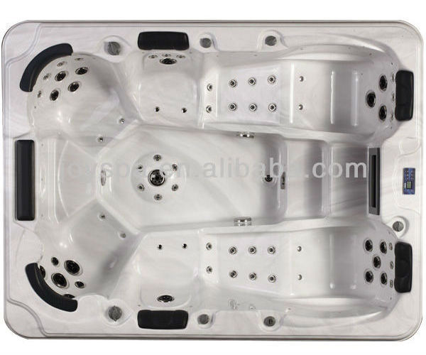 JOYSPA China Manufacture 6 person Fiberglass hot tub shells outdoor spa hot tub