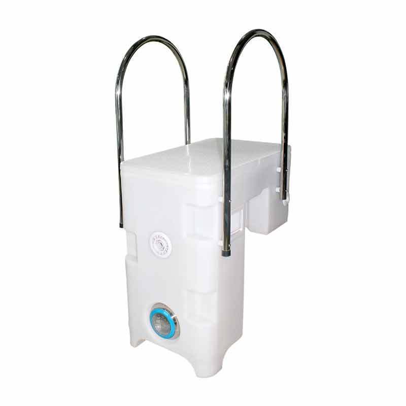 Plastic Wall-Mounted Filter Swimming Pool Integrative Filter System with Ladder