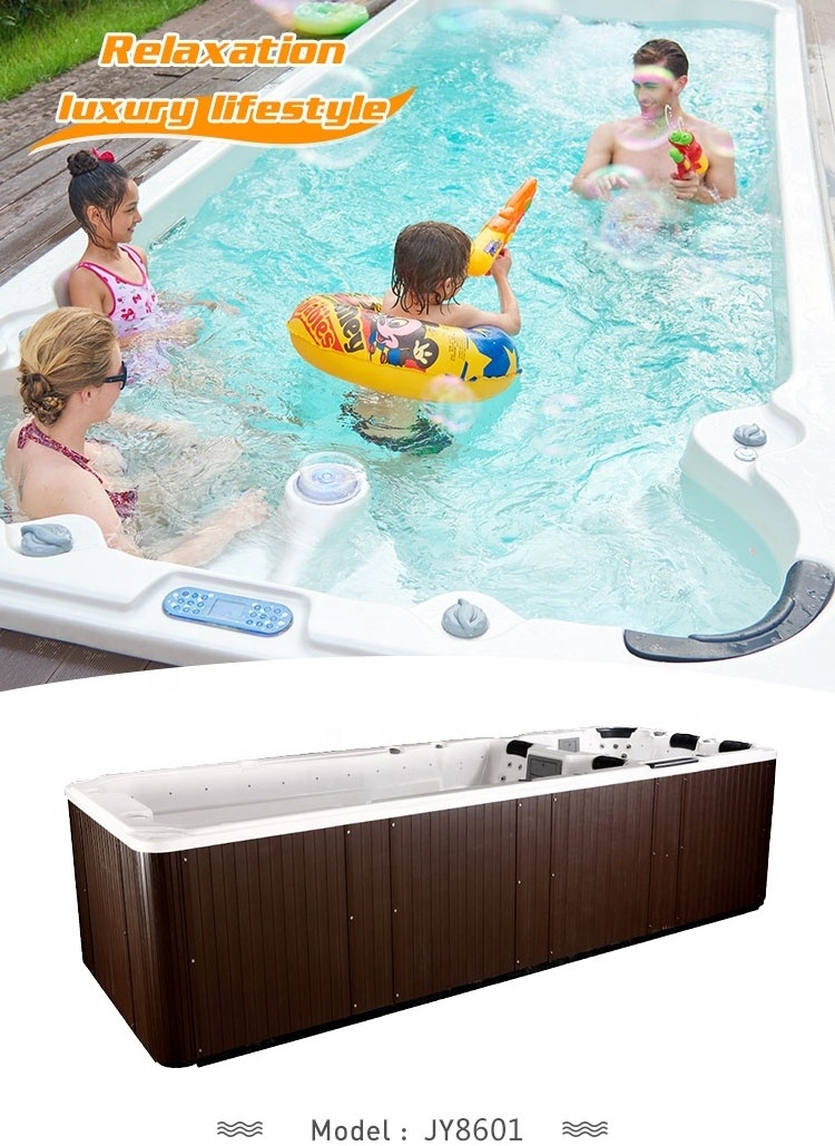 two zone swim spa swimming hot tub portable spa pool