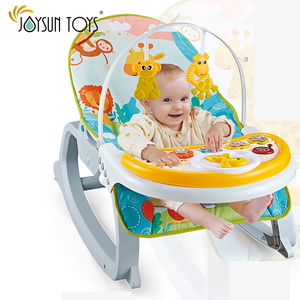 Baby Electric Cradle Swing For Newborn Metal Rocking Chair with Light Music Play