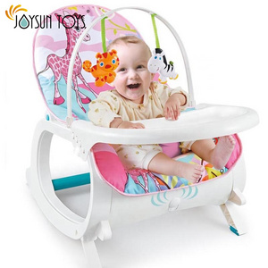 2 In 1Grows With Baby From Newborn To Toddler Portable Rocker With Dinner Table Baby Rocking Chair Dining Table With Music