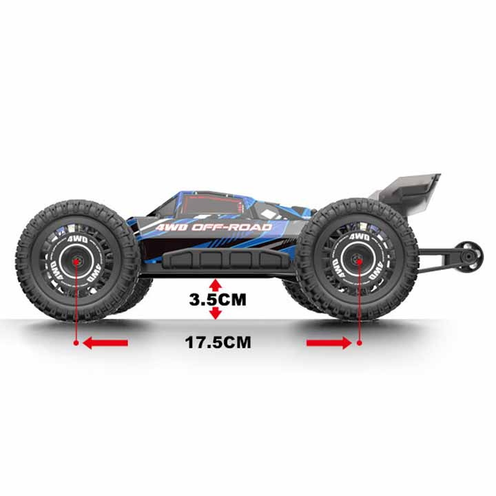 MJX Hyper Go 16207 1/16 Brushless Remote Control Cars 4WD 62km/H Electric Off Road Truggy Hobby Buggy 4X4 RTR RC Monster Truck