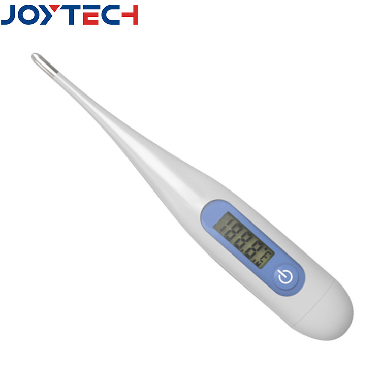 Children Adults Using Medical Plastic Thermometer Electronic Thermometer