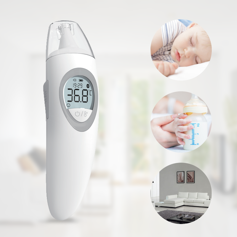 2 in 1 Multifunction Ear Forehead Thermometer Medical Baby Digital Thermometer Infrared Non-Contact Forehead