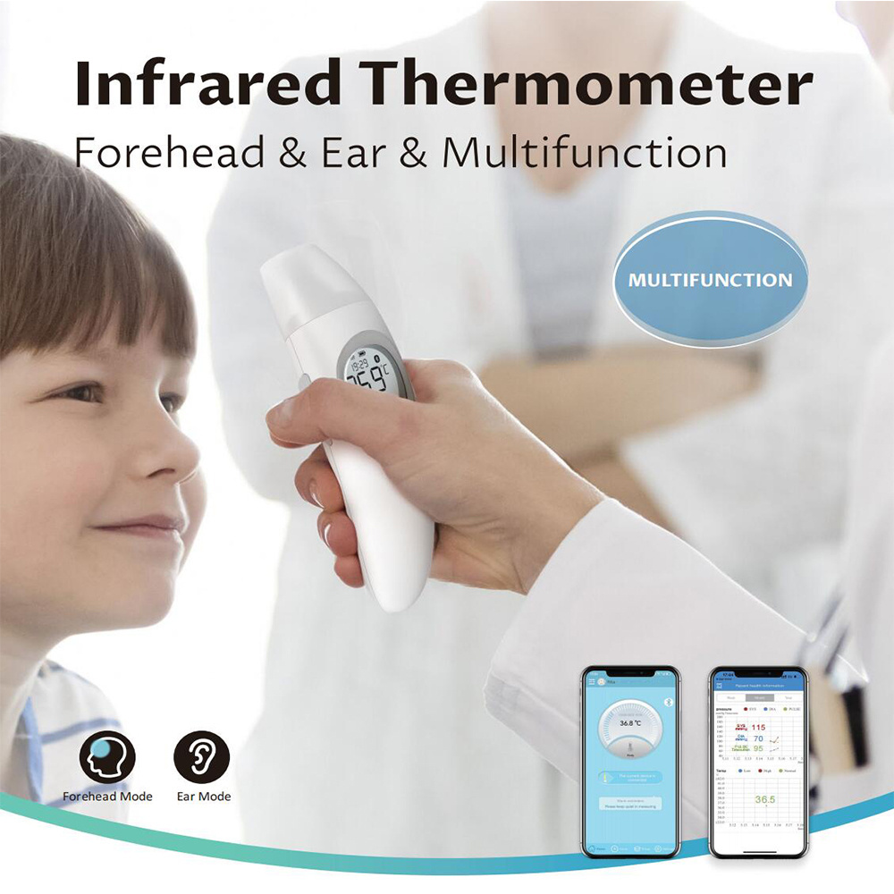 2 in 1 Multifunction Ear Forehead Thermometer Medical Baby Digital Thermometer Infrared Non-Contact Forehead