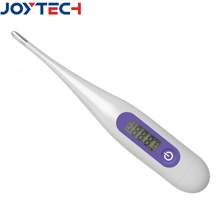 Children Adults Using Medical Plastic Thermometer Electronic Thermometer