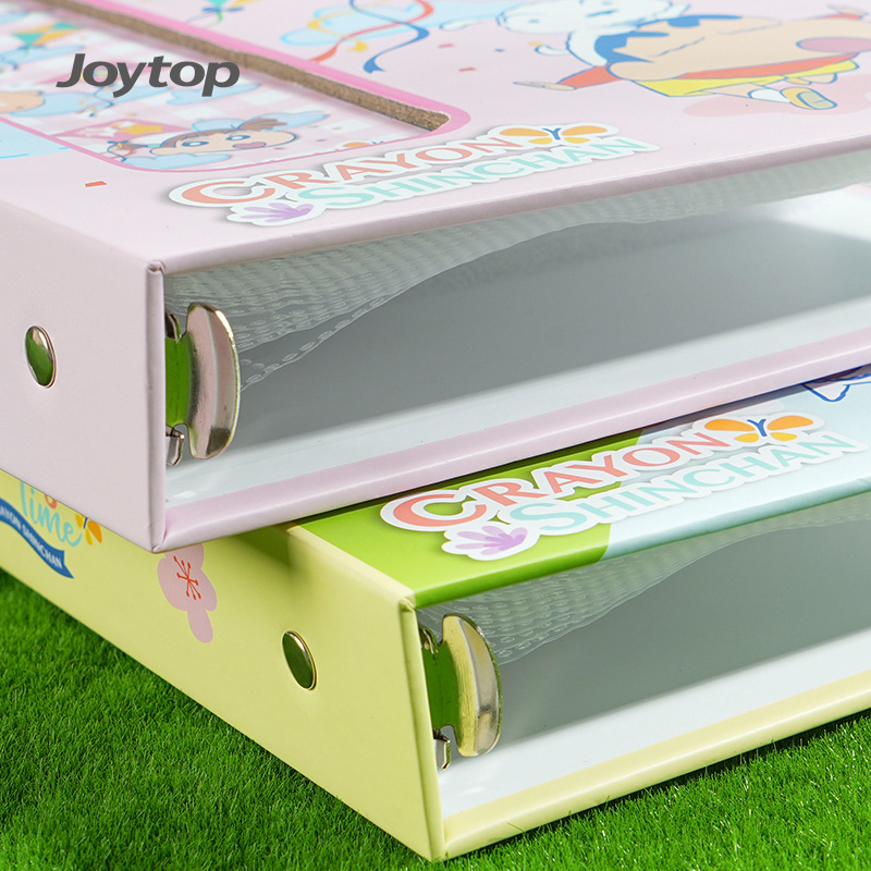 Joytop 101889 Wholesale custom Crayon Shin-chan series card photo album collection this volume is spiral bound