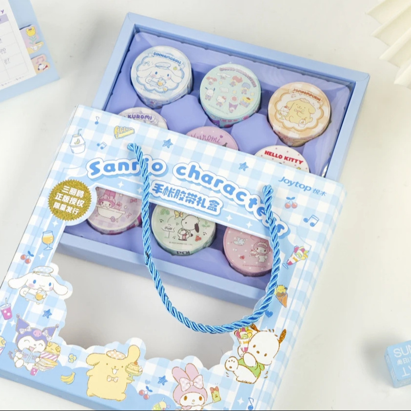 Joytop SR 101003 Wholesale Sanrio Wonderful daily life series kawaii decorative journal tape gift box stationery set