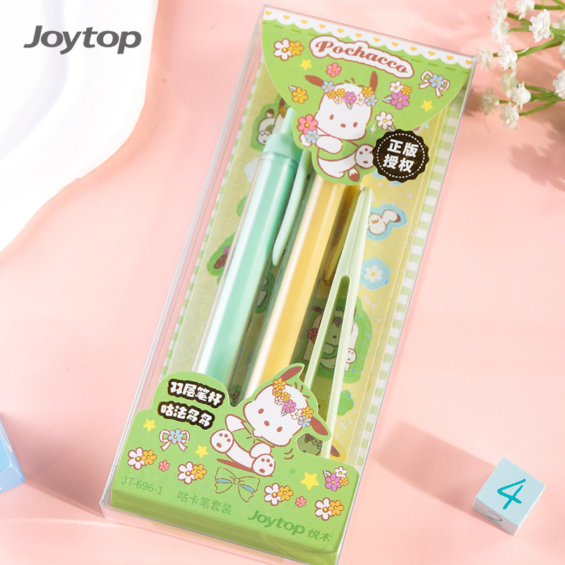 Joytop SR JT-696 Wholesale Sanrio Huahuawanwu Guka Pen Set Bullets