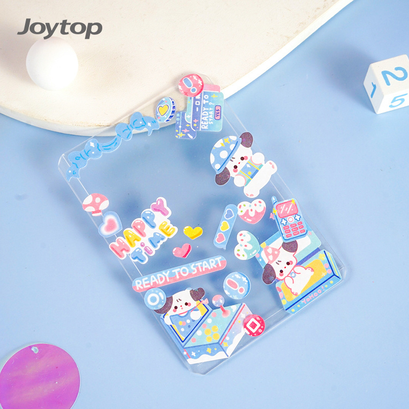 Joytop 500076 Wholesale Galaxy Player Long strip Goo Card Sticker cartoon Cute sticker Diy school stationary