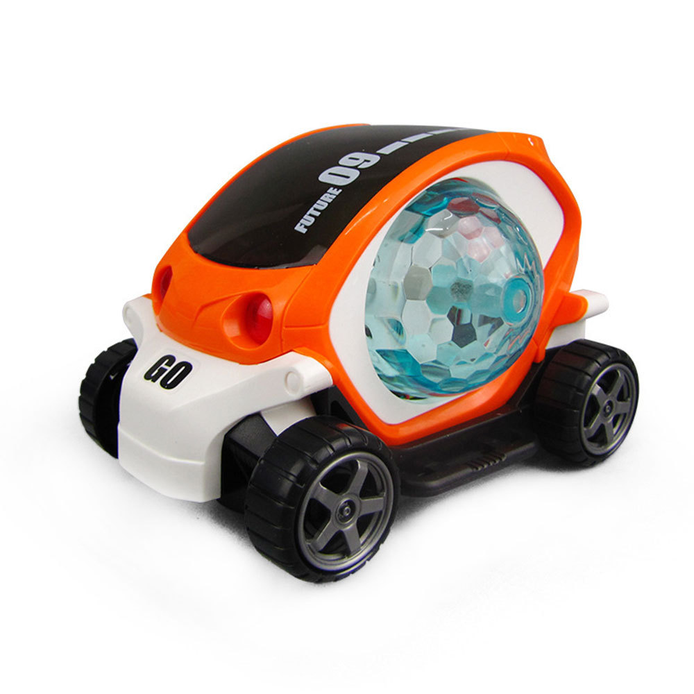 Electric Universal Car Toy Mini 3d Light Colorful Rotating Musical Cartoon Baby Kids Car Toy