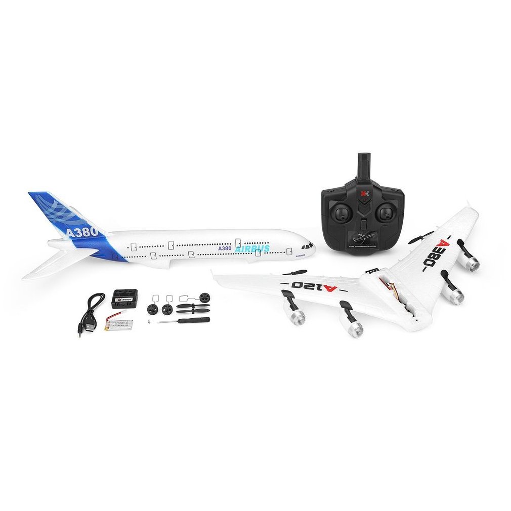 DIY model plane 2.4GHz rc airplane airbus a380 3CH rc planes electric airplane