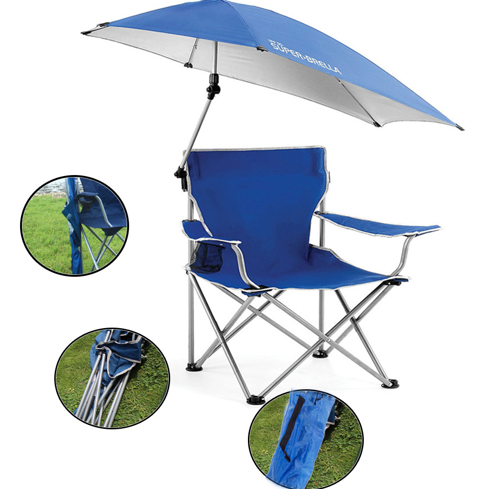 2021 Backpack portable new outdoor fold beach umbrella canopy chair