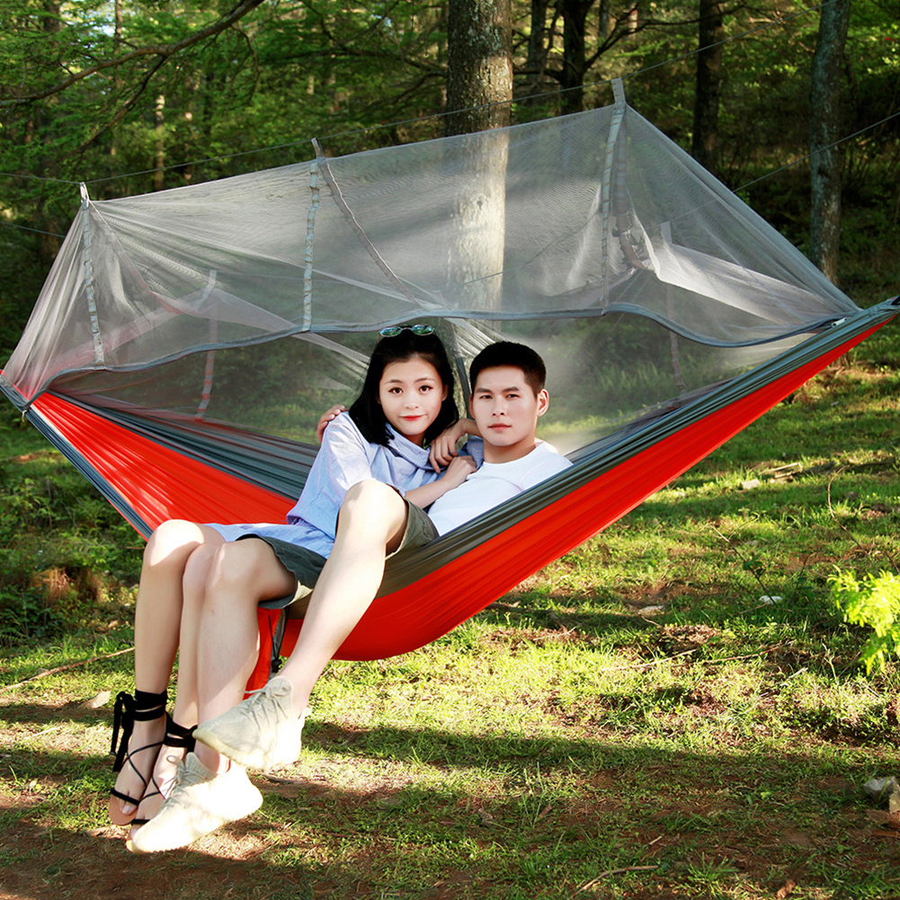 Portable Hammock  Folding Hammock  for Double Parachute Outdoor Camping Hammock