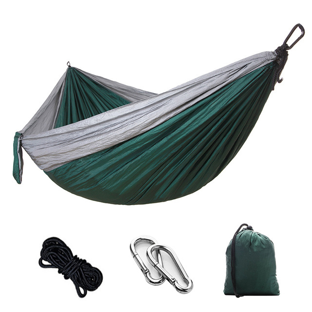 Manufacturer Low MOQ Fast Delivery Customized Double and Single Travel Lightweight Camping Outdoor Hammocks