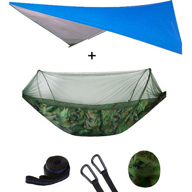 Quick drying Portable Tent Hammock for Lightweight Hiking Air Mattress Camping Hammock